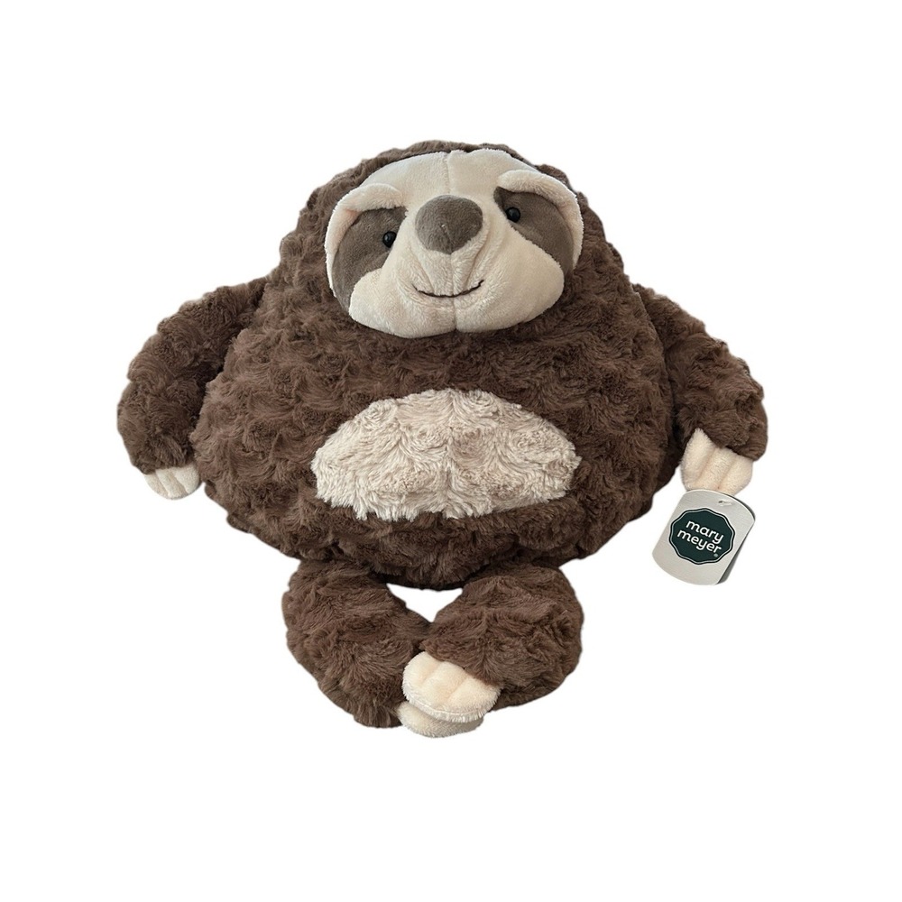 Mary Meyer Puffernutter‎ Sloth Plush  10" Soft Squishy Adorable Stuffed Animal